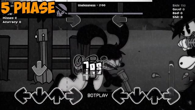 NEW Oswald ALL PHASES (0-6 phases) Friday Night Funkin' Saturday Fatality (Oswald/Mickey Mouse)