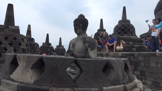 Borobudur, Indonesia in 4K (Ultra HD)