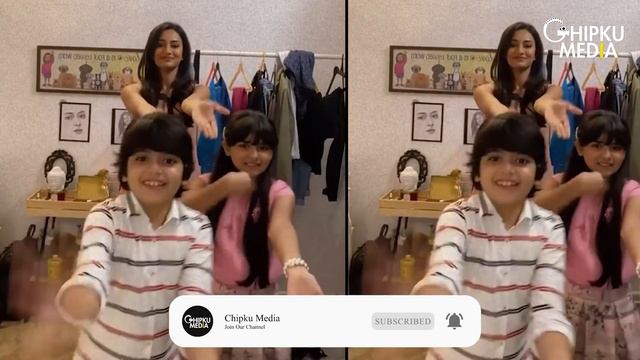 Erica Fernandes' Fun Dance Video With Her On Screen Kids Ayush & Suhana | Sonakshi Bose | KRPKAB 3