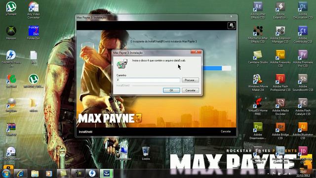 como instalar o max payne 3