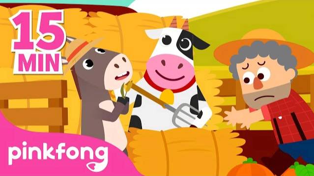 Farm Animal Songs for Kids | 🐮 Farmony and more | Learn Animals | Pinkfong Animal Songs for Childre