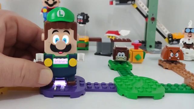 LEGO Super Mario Luigi Time. Luigi's play with colours. Lego Super Mario Adventures. 🔥🔥🔥