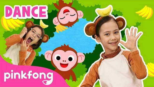 Monkey | Dance Along | Kids Rhymes | Let's Dance Together! | Pinkfong Songs