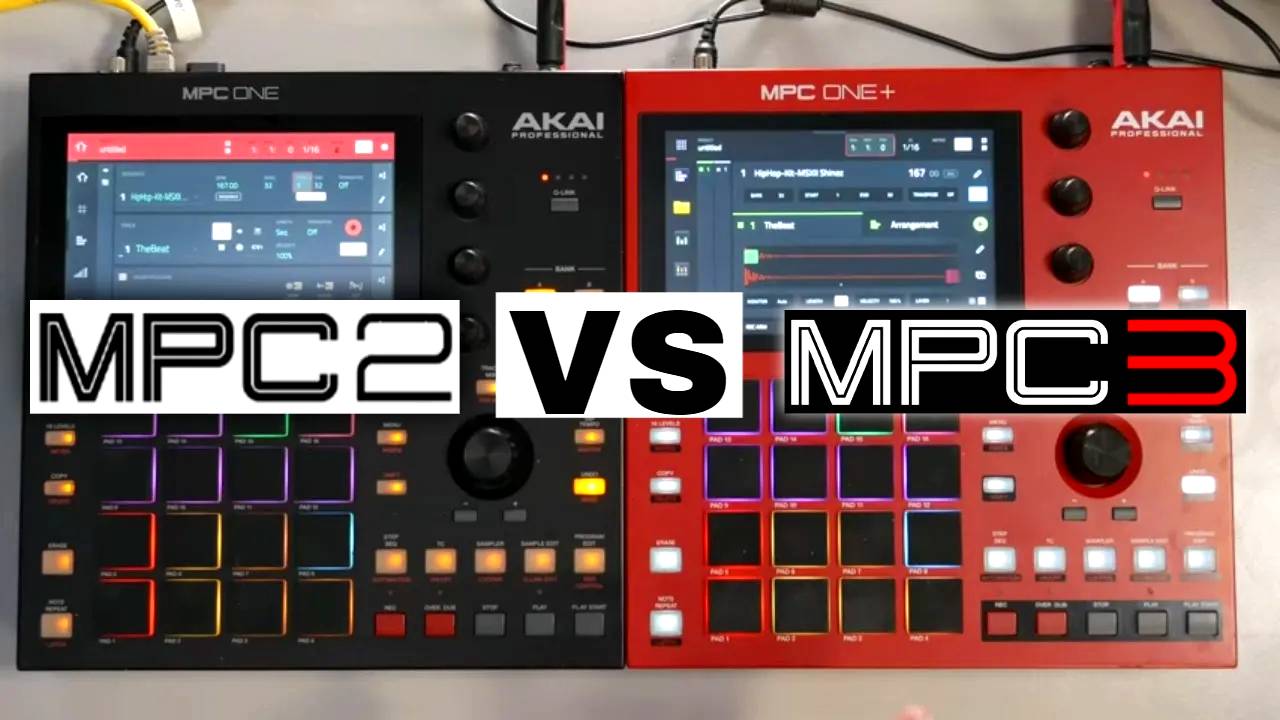 AKAI MPC 2 vs MPC 3 Beta Side by Side Look