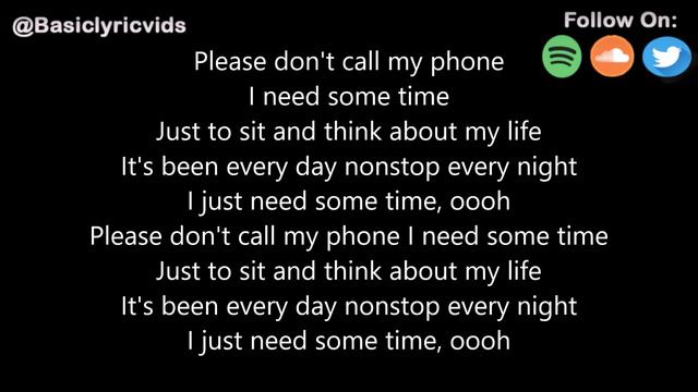 Russ - Some Time (Lyrics)