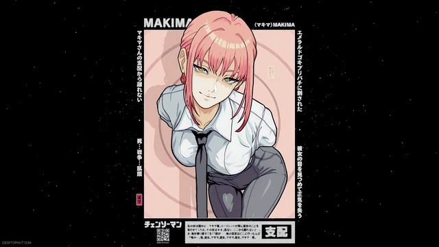 Миленькая Макима Человек Бензопила | Cute Makima - Chainsaw Man - Живые Обои