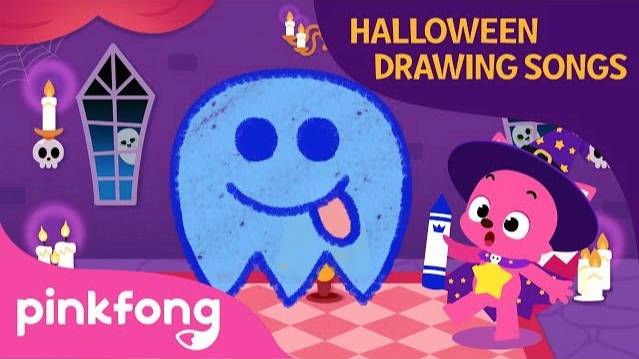 A Little Ghost | Halloween Drawing Songs | Pinkfong Songs for Children