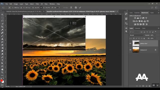 18.18 - كورس فوتوشوب - Photoshop Course l Adjustment Layer & Texture - Manipulation Tutorial