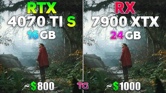 RTX 4070 Ti SUPER vs RX 7900 XTX - Test in 10 Games