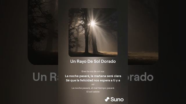 Un Rayo De Sol Dorado