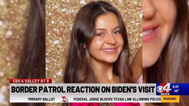 Border Patrol reaction on Biden's visit