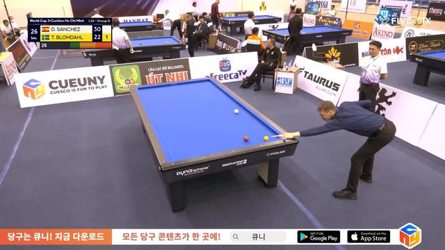 Last 32 - 다니엘 산체스 Daniel SANCHEZ vs 토브욘 브롬달 Torbjorn BLOMDAHL. 10min H/L