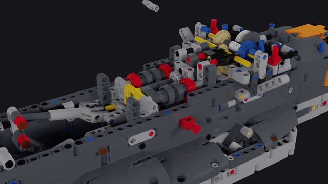 LEGO 42113 Virtual Speedbuild  LEGO Boeing Bell V-22 Osprey  LEGO Mecabricks Animated in Blender