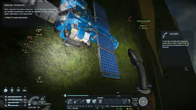Space Engineers Playthrough S1E9 "Finishing the Iron + Cobalt Mine"
