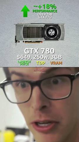 GT/GTX 700 series GPUs performance leap #gpu #nvidia #nvidiagtx #pcmemes