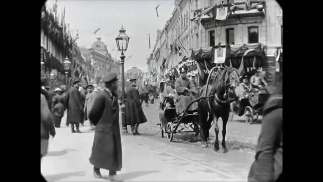 [60 fps] Moscow, Tverskaya Street in 1896