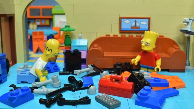 "The tv problems" Lego Simpsons Animation