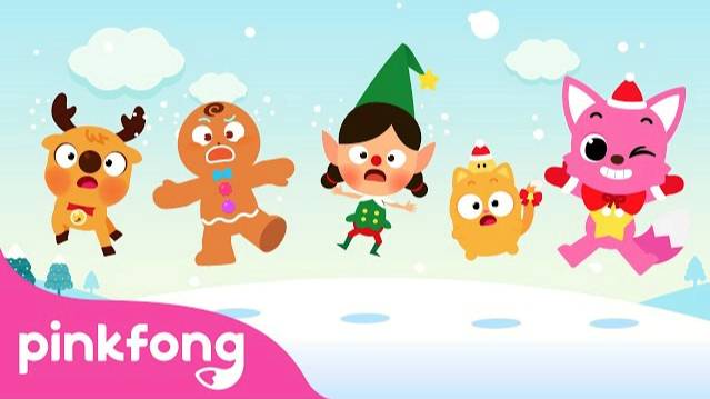 Five Little Christmas Friends Jumping in the Snow! | 2023 NEW🎄 Christmas Song | Pinkfong Official