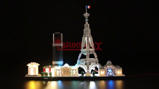 BriksMax Light Kit For Lego Architecture Paris 21044