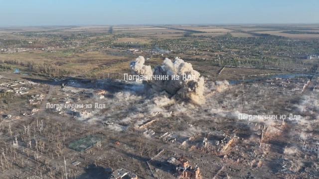 Волчанск. Сегодняшний удар с помощью ФАБ 3000 по врагу в агрегатном заводе. Пирожок Буданов прод...