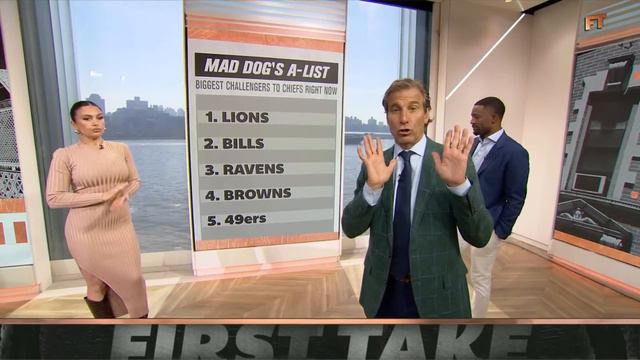 WORST LIST! NOT RIGHT! EGREGIOUS! 🗑️ Grading Mad Dog's A-List of Chiefs challengers | First Take