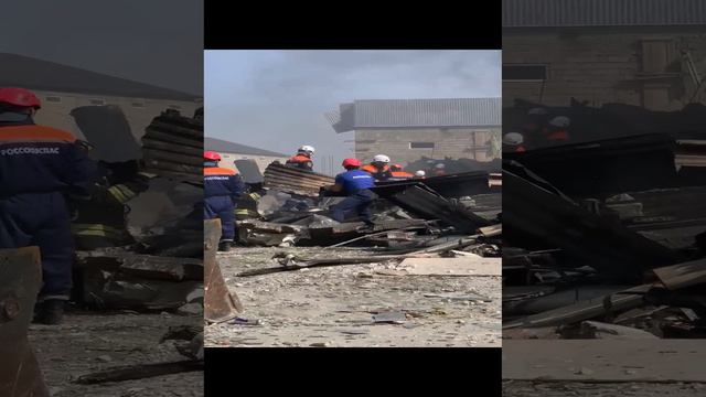 Взрыв на заправке в Махачкале