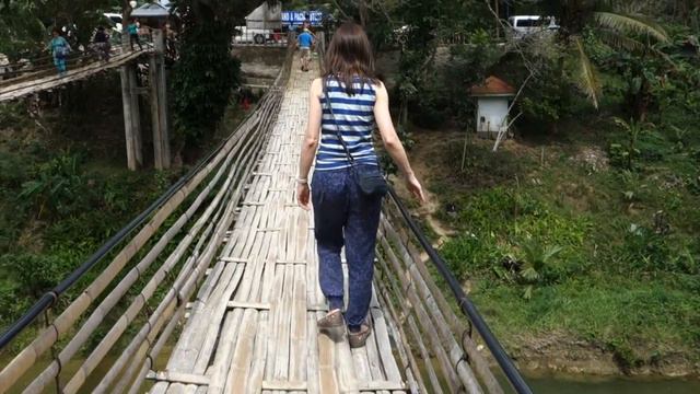 Bamboo bridge @ Bohol, Philippines