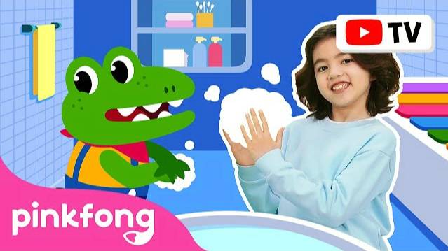 [4K] Wash Your Hands |  Dance Along | Healthy Habits | Pinkfong Videos for Children