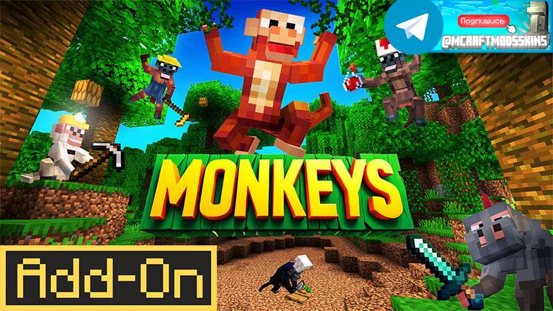 Minecraft Bedrock DLC "Monkeys"