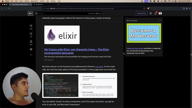 From Next.js to Elixir: My burnout story