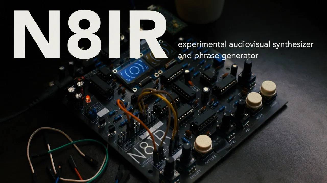 N8IR Experimental Audio Visual Synth & Phrase Generator