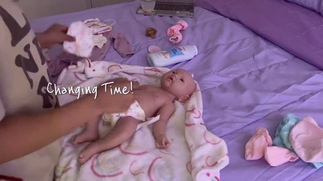 Full Body Silicone Baby Chloe Morning Routine!!|Reborns world