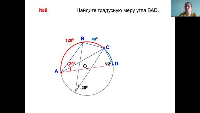 Центральный и вписанный угол3 2часть