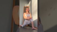 Let's play sports with me. Women's athletics #stretching #yoga #short #shorts #hotyoga