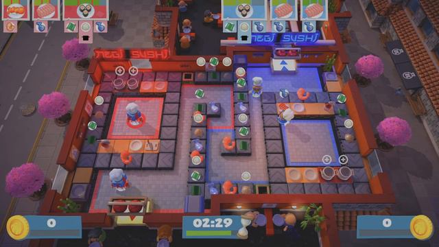 Overcooked 2 Gameplay and Platinum trophy