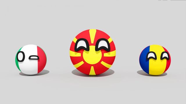 COUNTRIES SCALED BY MOST FLAGS  Countryballs Animation