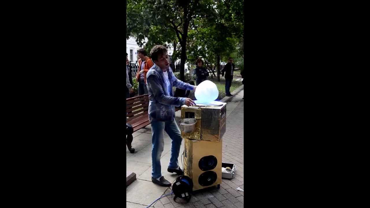 Сахарная вата под Майкла Джексона / Cotton candyman and Michael Jackson