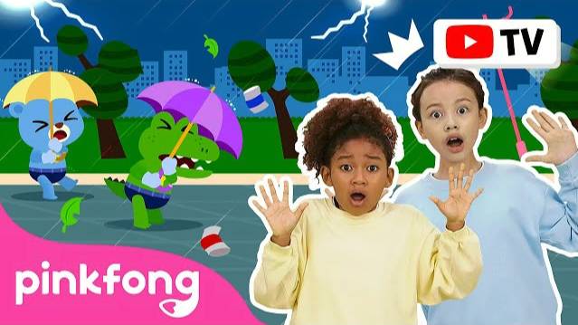 Natural Disaster Safety Song | Earth Quake, Rain Storm | Dance Along | Kids Rhymes | Pinkfong Songs