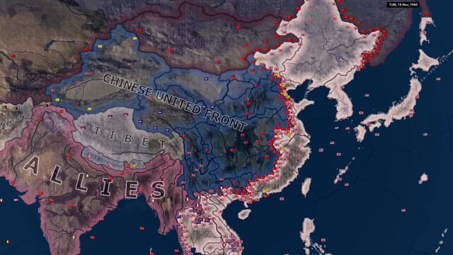 10 Years War of Resistance + Chinese Civil War! [HOI4 Timelapse]