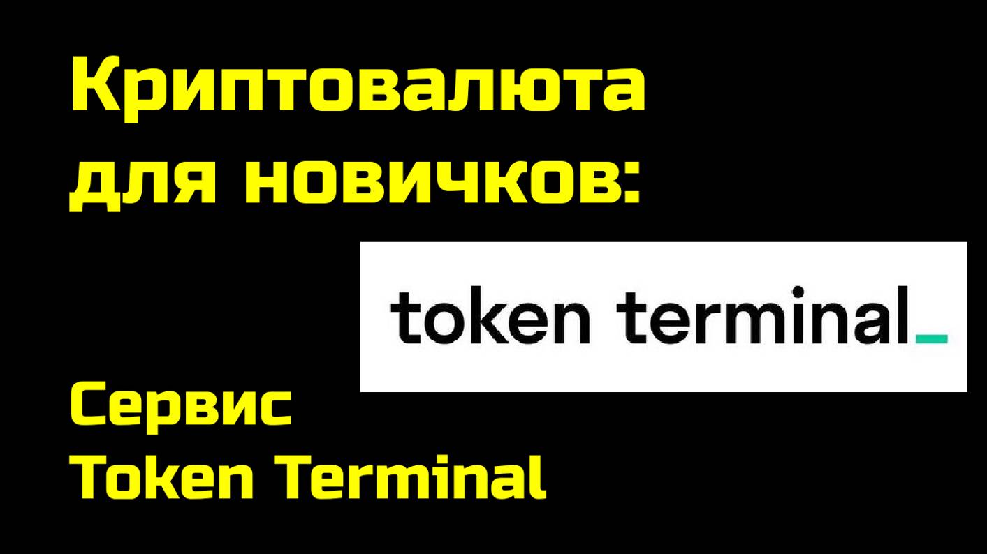 Как использовать сервис Token Terminal | Крипта для новичков