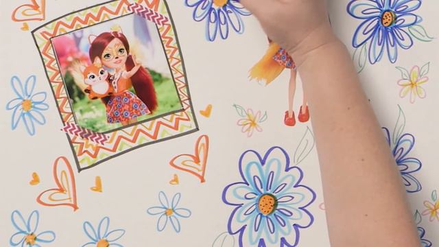 Enchantimals Россия 💜Рисуя мою жизнь 💜Записки с Enchantimals 💜 Искусство для детей | 0+