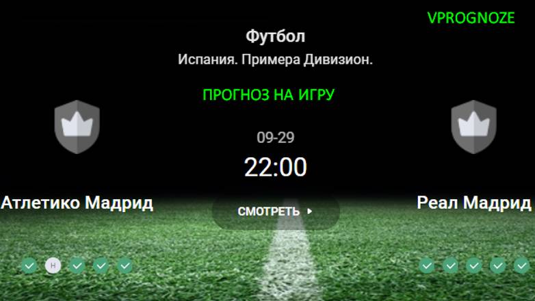 Главное дерби тура в Испании. Атлетико Мадрид - Реал Мадрид.  прогноз и ставка. 29 сентября 2024