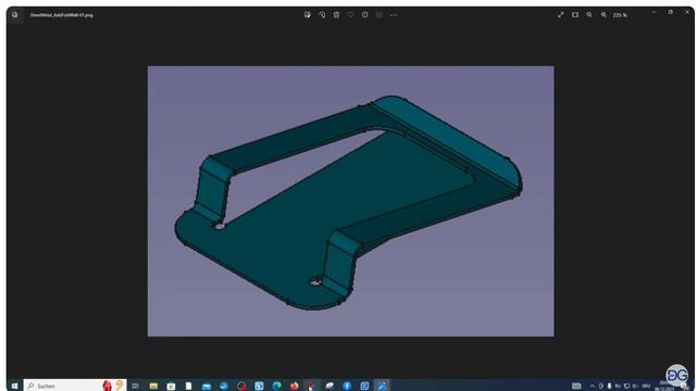 FreeCAD.#40. Верстак Sheet Metal Часть 3. Листовая деталь и развертка. Инструмент Сгиб Дима Гог DG