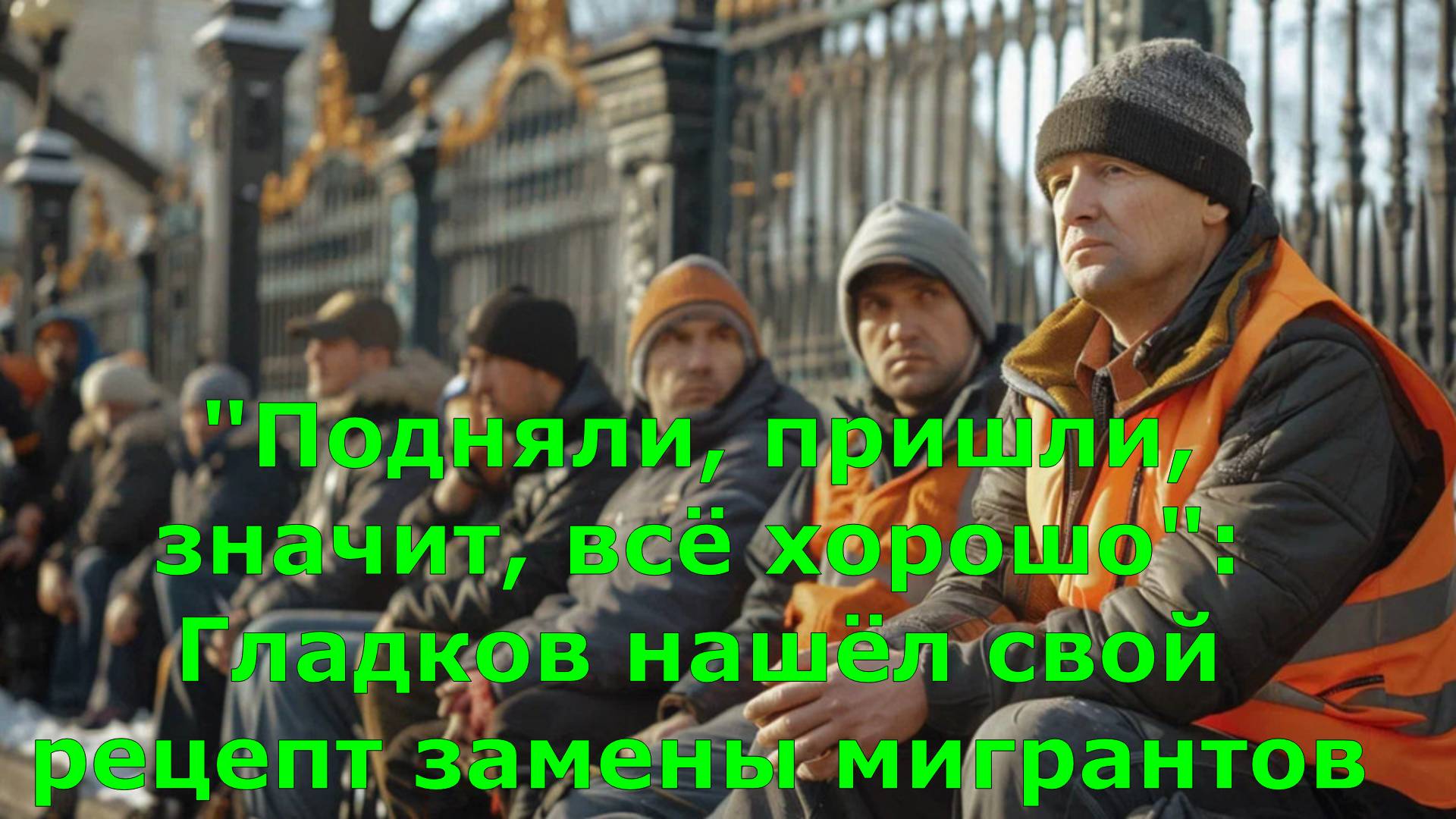 "Подняли, пришли, значит, всё хорошо": Гладков нашёл свой рецепт замены мигрантов