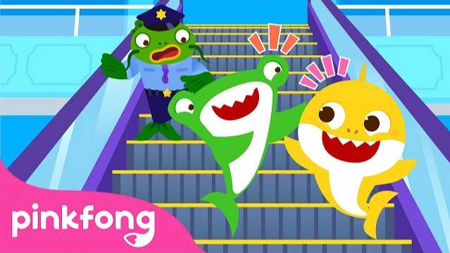 How Should We Ride an Escalator | Learn Safety Rules with Baby Shark | Pinkfong Official