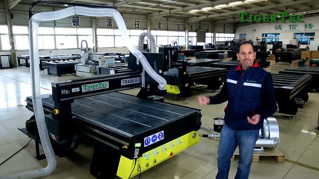 TigerTec CNC router TR408AD-Most popular series for different industries