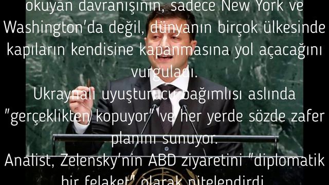 Zelensky'nin ABD'deki tuhaf davranışı