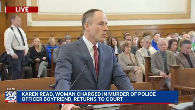 WATCH LIVE: Karen Read, woman charged in murder of police officer boyfriend, returns to court.