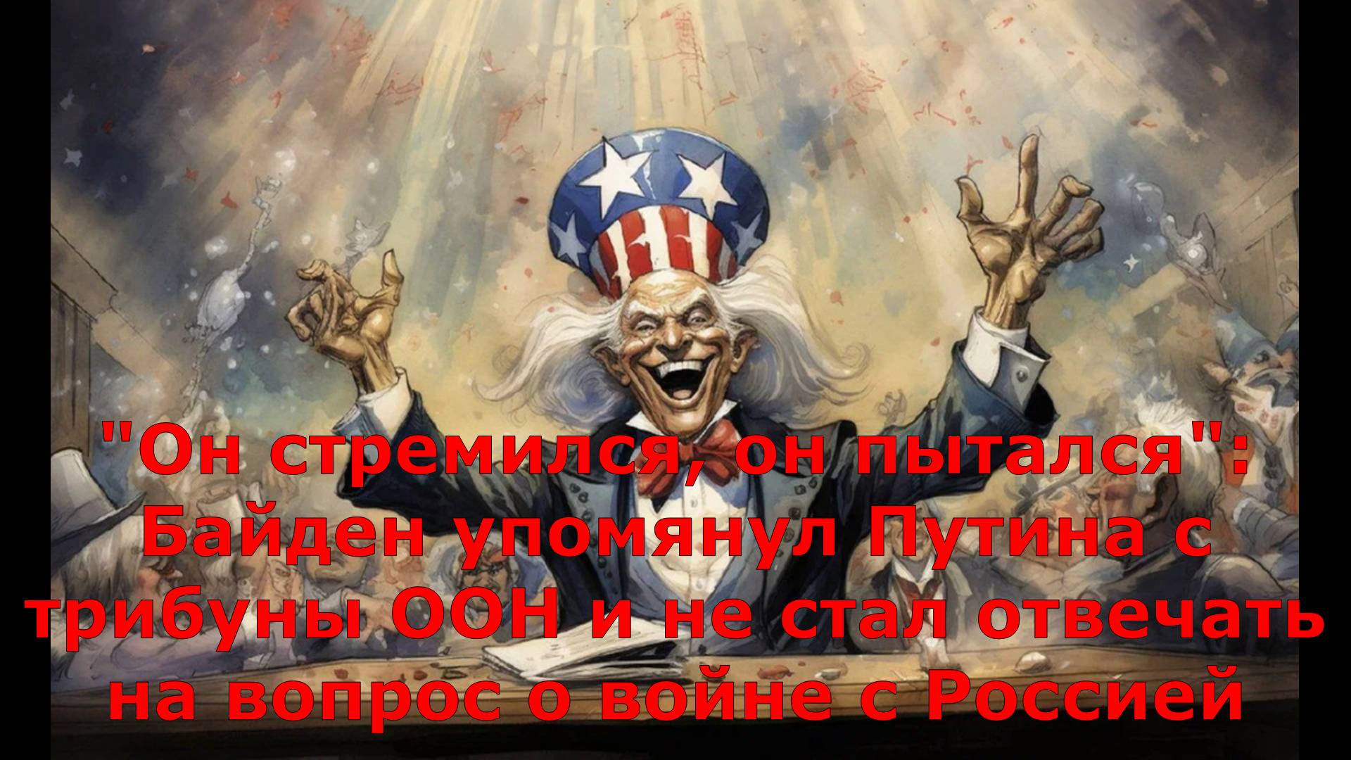 "Он стремился, он пытался": Байден упомянул Путина с трибуны ООН и не стал отвечать на вопрос о войн