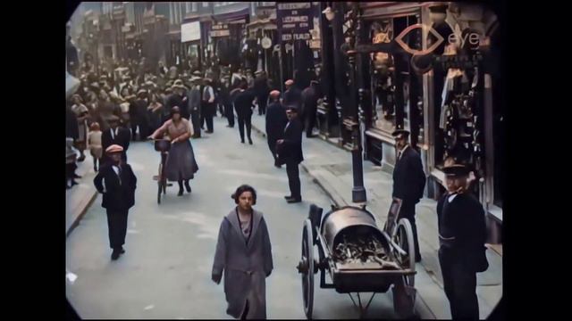 [60 fps] A Trip Through the Streets of Amsterdam, 1922